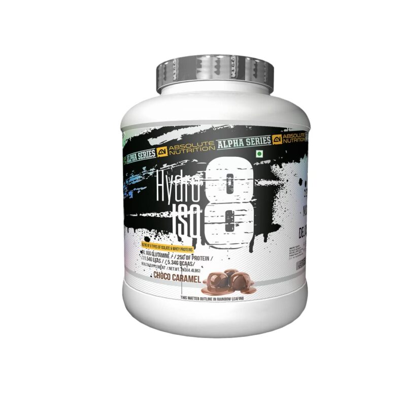 Absolute Nutrition’s Alpha Series Hydro Isolate Blend of 8 types of Isolate & Whey Proteins with Hydrolyzed Whey