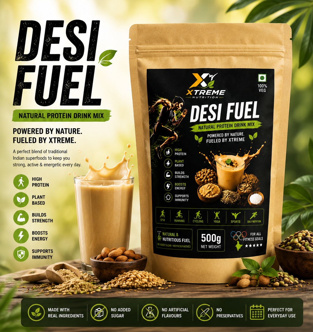 X Treme Nutrition Desi Fuel Natural Protein Drink Mix